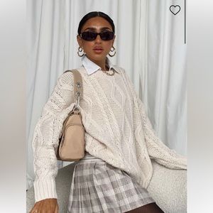 Princess Polly beige sweater